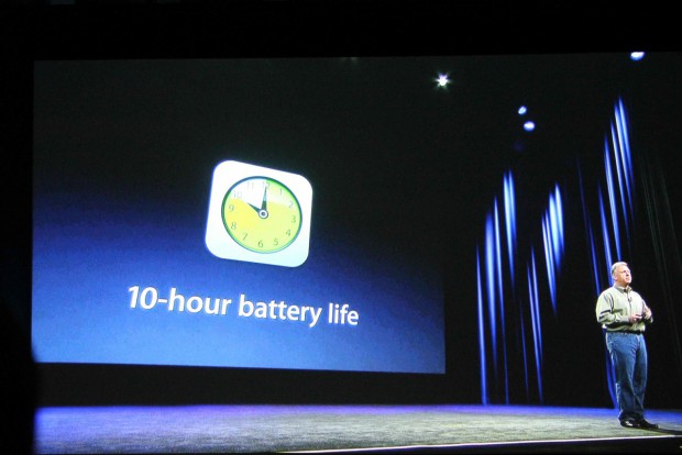 10 Stunden Akkulaufzeit ...